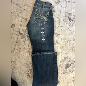 Ariat Women's R.E.A.L Mid Rise Boot Cut Jeans